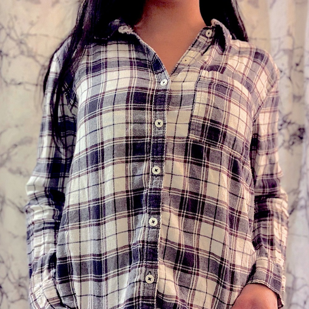 Soft flannel button down from Forever 21